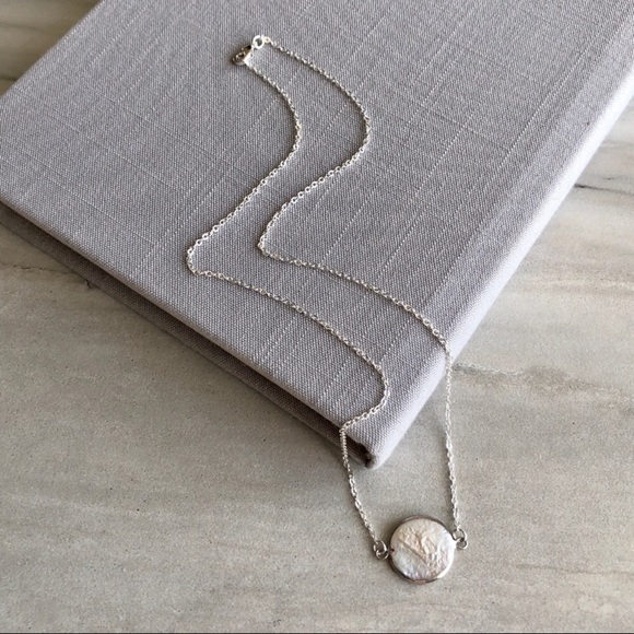 ❗️LAST❗️Silver Baroque Natural Pearl Necklace - Picture 6 of 8